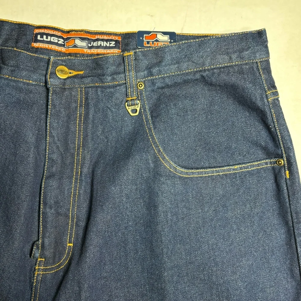 Vintage Dead Stock Y2K LUGZ Baggy Fit Cargo Denim Jeans